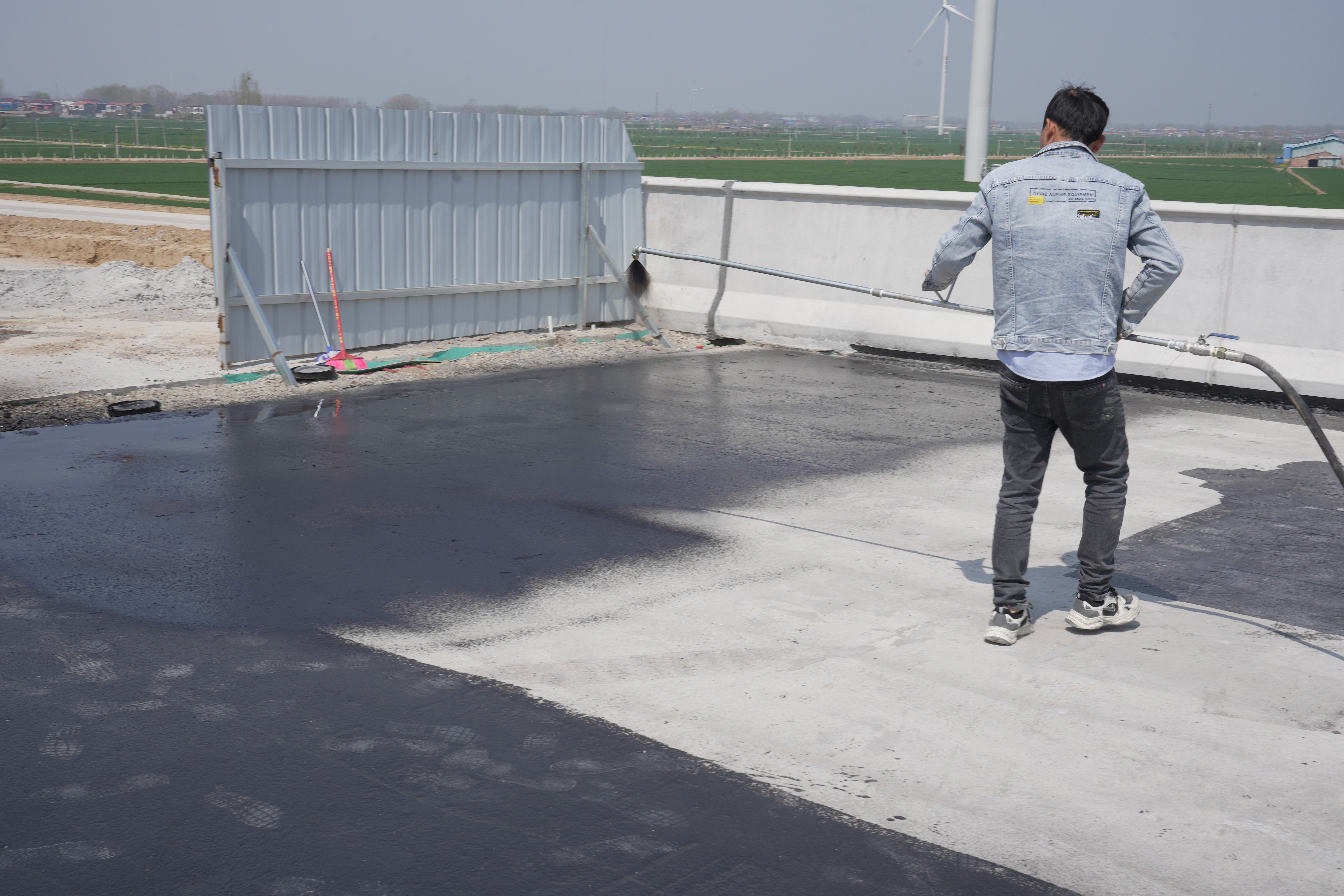 【淞源桥面防水】兰原高速桥面防水